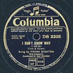 I Don't Know Why (I Just Do) / I Only Have Eyes for You