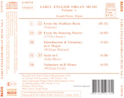 Early English Organ Music, Volume 1