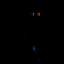 Lyft Driver at Midnight Playing Two Radio Stations at Once (Recorded with My Phone)