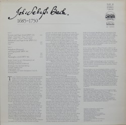 Toccata und Fuge d-moll BWV 565 / Präludium und Fuge Es-dur BWV 552 / Fantasie und Fuge g-moll BWV 542 / Passacaglia c-moll BWV 582