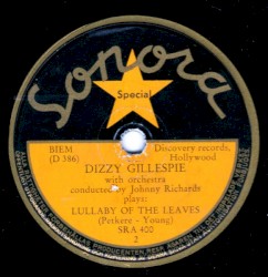 Lullaby of the Leaves / On the Alamo