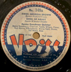 Sweet Georgia Brown / Shiek of Araby / Back O’ Town Blues