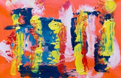 Basic Dyes Are Separated in a Similar Way to How Thoughts Mix, So New & Beautiful Shades Are Created but They Diminish the Vital Boundary for the Person to Hold on To; That Very Sense of Momentary Release Expresses Itself in Fear & Instability & As a Result Facilitates an Endless Quest for Stability