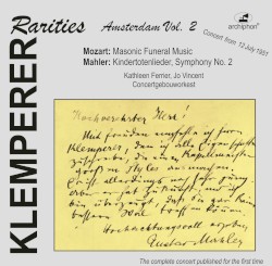 Klemperer Rarities: Amsterdam, Vol. 2 (Live Recordings 1951)