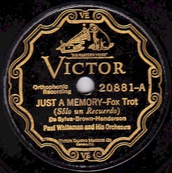 Just a Memory / Cheerie Beerie Bee