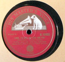 Don't Try to Cry Your Way Back to Me / Love, I'd Give My Life for You