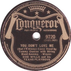 You Don't Love Me (But I'll Always Care) / No Wonder