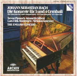 Die Konzerte für 3 und 4 Cembali