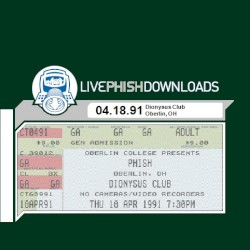 1991-04-18: Dionysus Club, Oberlin College, Oberlin, OH, USA