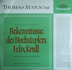 Bekenntnisse des Hochstaplers Felix Krull: Gespräch zwischen Krull und Professor Kuckuck