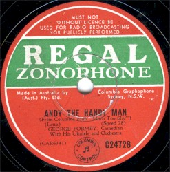 Andy the Handy Man / They Laughed When I Started to Play
