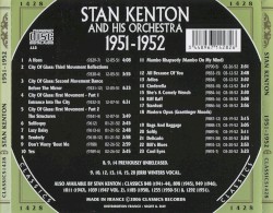 The Chronological Classics: Stan Kenton and His Orchestra 1951-1952