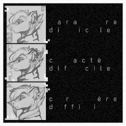 caractère difficile