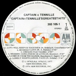 Captain & Tennille's Greatest Hits