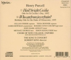 Hail! bright Cecilia (1692) / Who can from joy refrain? (1695)