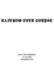 First Recordings