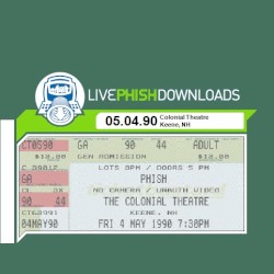 1990-05-04: The Colonial Theatre, Keene, NH, USA