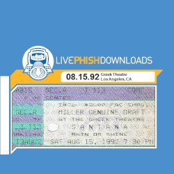 1992-08-15: Greek Theatre, Los Angeles, CA, USA