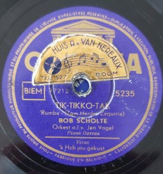 Tik‐tikko‐tak / ’k Heb jou gekust in Honolulu