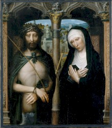 Christ Crowned with Thorns (Ecce Homo), and the Mourning Virgin