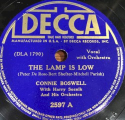 The Lamp Is Low / Stra-Va-Na-Da