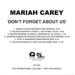 Don’t Forget About Us