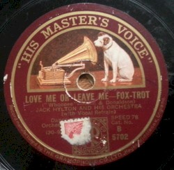 Love Me or Leave Me / Makin' Whoopee