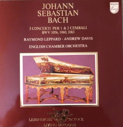 3 concerti per 1 and 2 cembali, BWV 1056, 1060, 1061