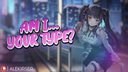 "You're So Shy..." the Goth Girl Makes the First Move