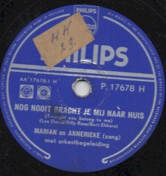 Nog nooit bracht jij mij naar huis