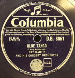 Blue Tango / Unforgettable