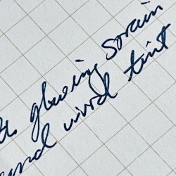 With Glowing Strain and Vivid Tint