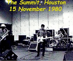 The Summit, Houston: 15 November 1980
