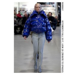 Vetement Fall 2017, look 20 (Tribute to Opaque)