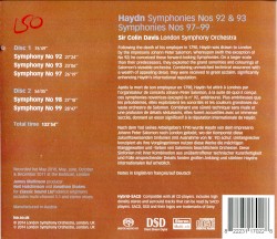 Symphonies nos. 92 & 93, 97-99