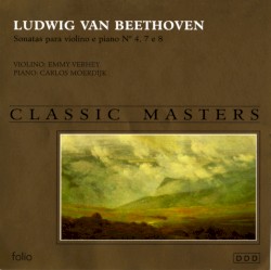 Sonatas for Violin and Piano nos. 4, 7, 8