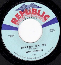 Depend on Me / I Don't Want to Go to Sleep Tonight