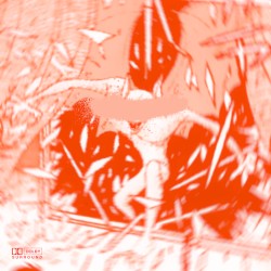 オレンジ色の影