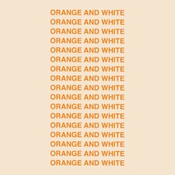 Orange And White