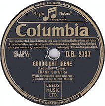 Goodnight Irene / My Blue Heaven