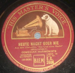 Heute Nacht oder nie / Auf Wiedersehn, My Dear