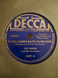 It All Comes Back to Me Now / May I Never Love Again