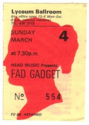 1984-03-04: Lyceum, London, UK