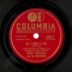 All I Need Is You / On the Sunny Side of the Street