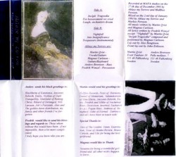 For Bereavement We Cried