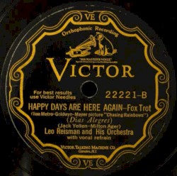 Lucky Me - Lovable You / Happy Days Are Here Again
