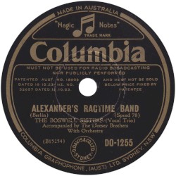 Alexander's Ragtime Band / The Darktown Strutters' Ball