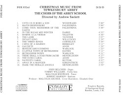 Christmas music from Tewkesbury Abbey