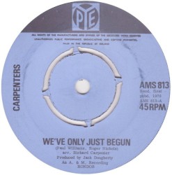 We've Only Just Begun