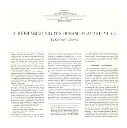 Incidental Music to A Midsummer Night's Dream